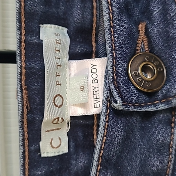 Cleo Petite Stretch denim sz 10 - Picture 2 of 8